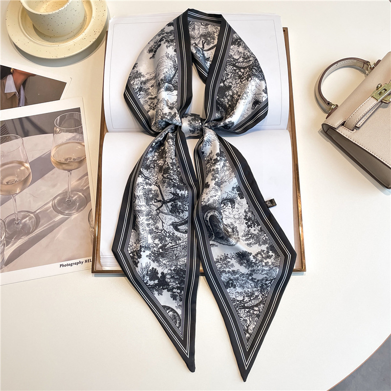 Luxury Bags China - Luxury Long Neckerchief Skinny Hair Bands