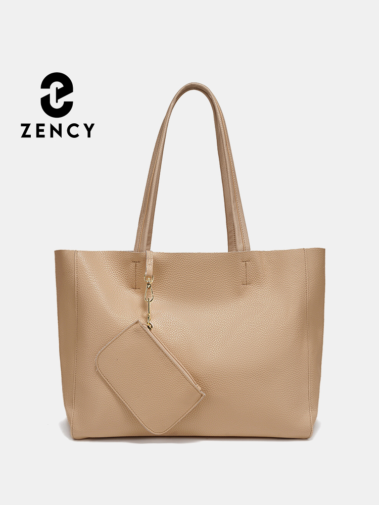 Luxury Bags Made - Zency Genuine Leather Large Tote Bags