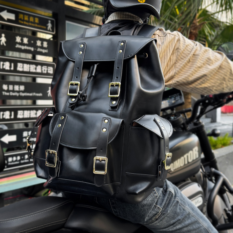 New Arrivals Leather Backpack  - Luxury Bags For School ulasan dan harga