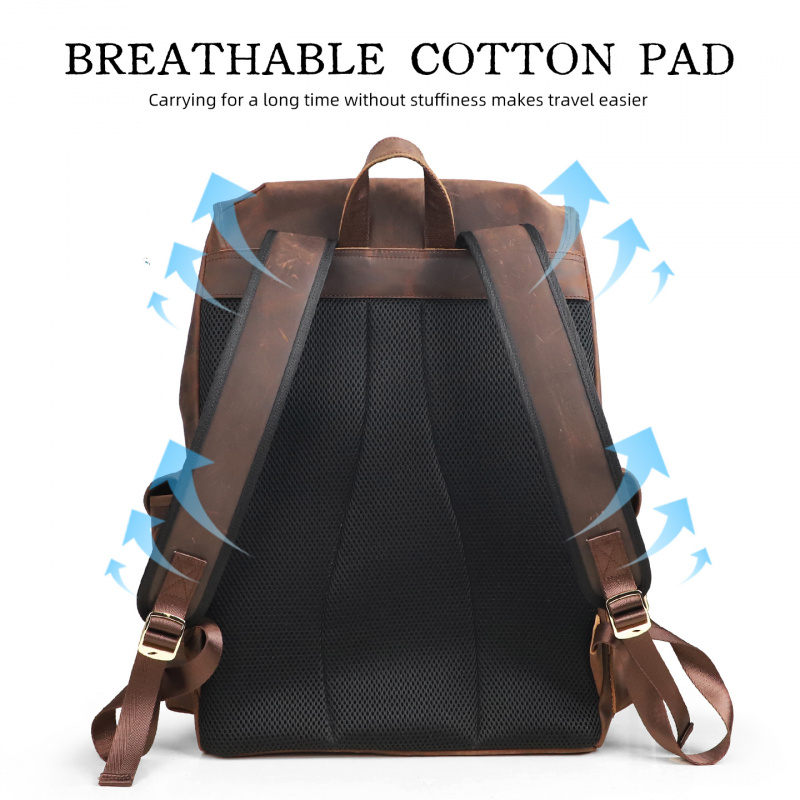 New Arrivals Leather Backpack  - Luxury Bags For School ulasan dan harga