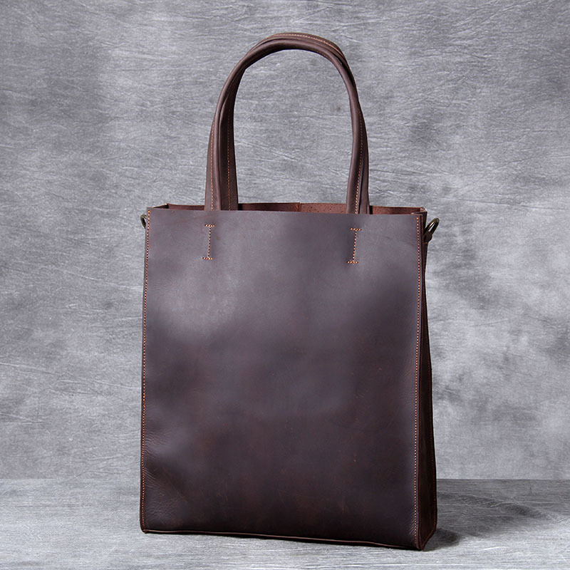 Vintage genuine leather men ha - Luxury Bags For School ulasan dan harga