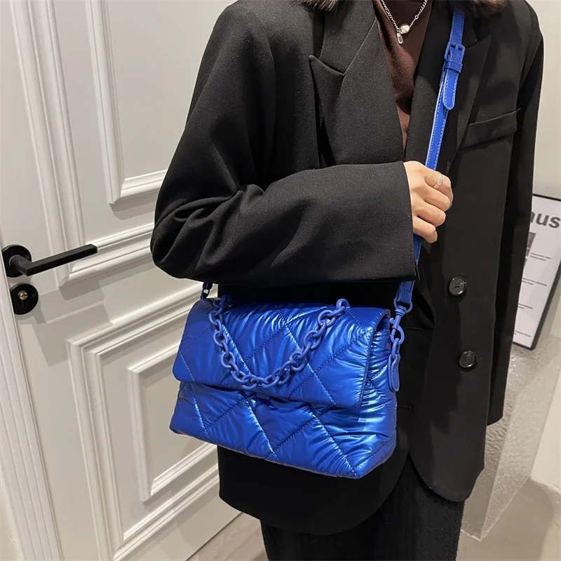 Fashion Lingge Acrylic Chain P - Chain Crossbody Quilted ulasan dan harga