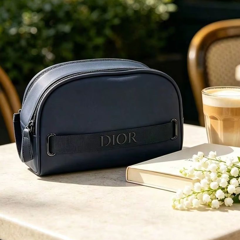 Dior Navy Blue Half Moon Cosme - Luxury Bags Dior ulasan dan harga