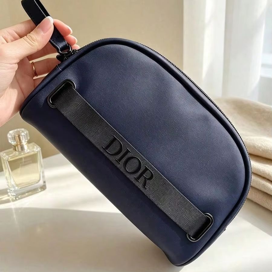 Dior Navy Blue Half Moon Cosme - Luxury Bags Dior ulasan dan harga