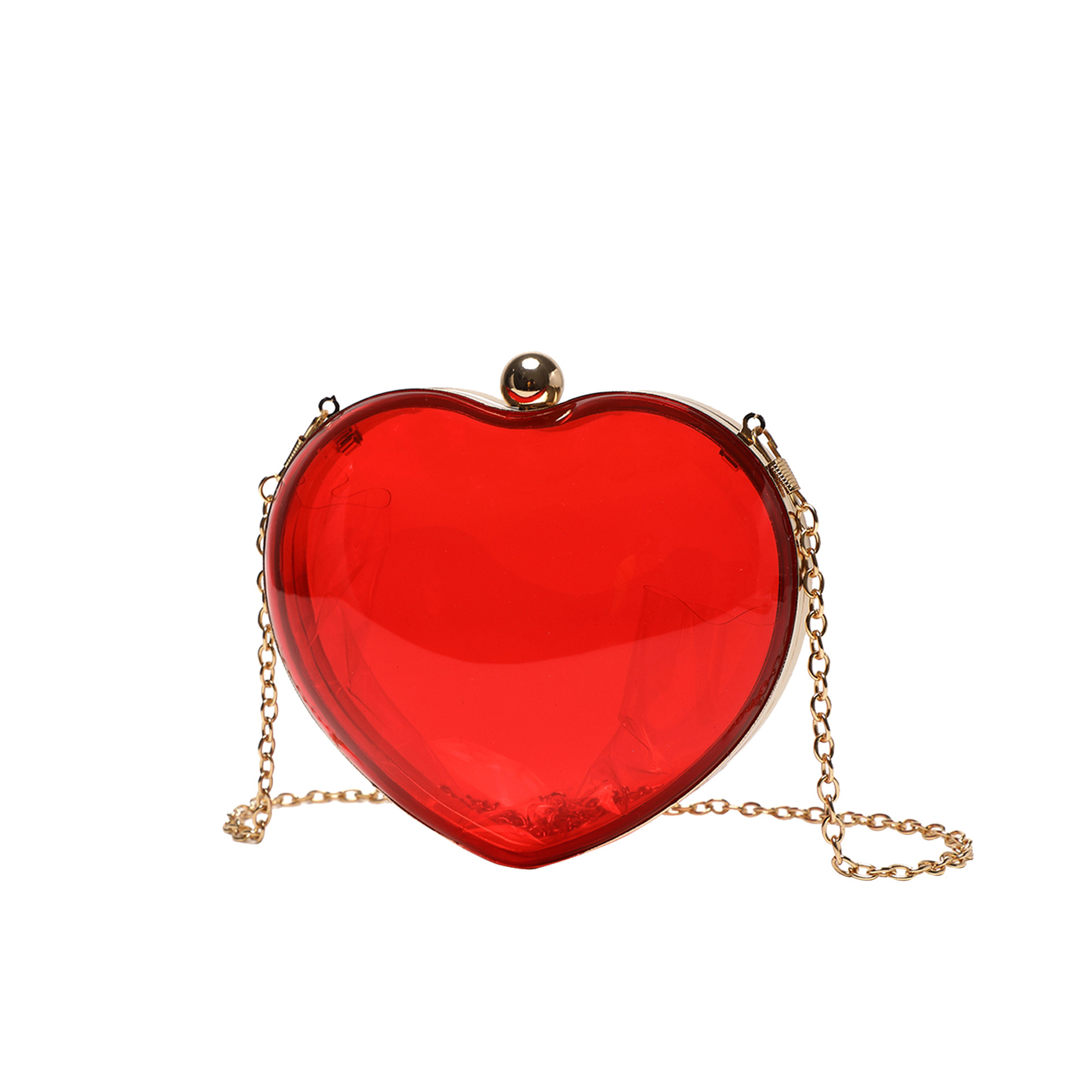 Dinner Acrylic Mini Love Clutc - Chain Crossbody Quilted ulasan dan harga