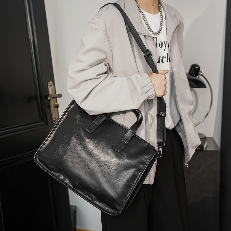 Casual Business Men's Handbag  - Luxury Bags Laptop ulasan dan harga