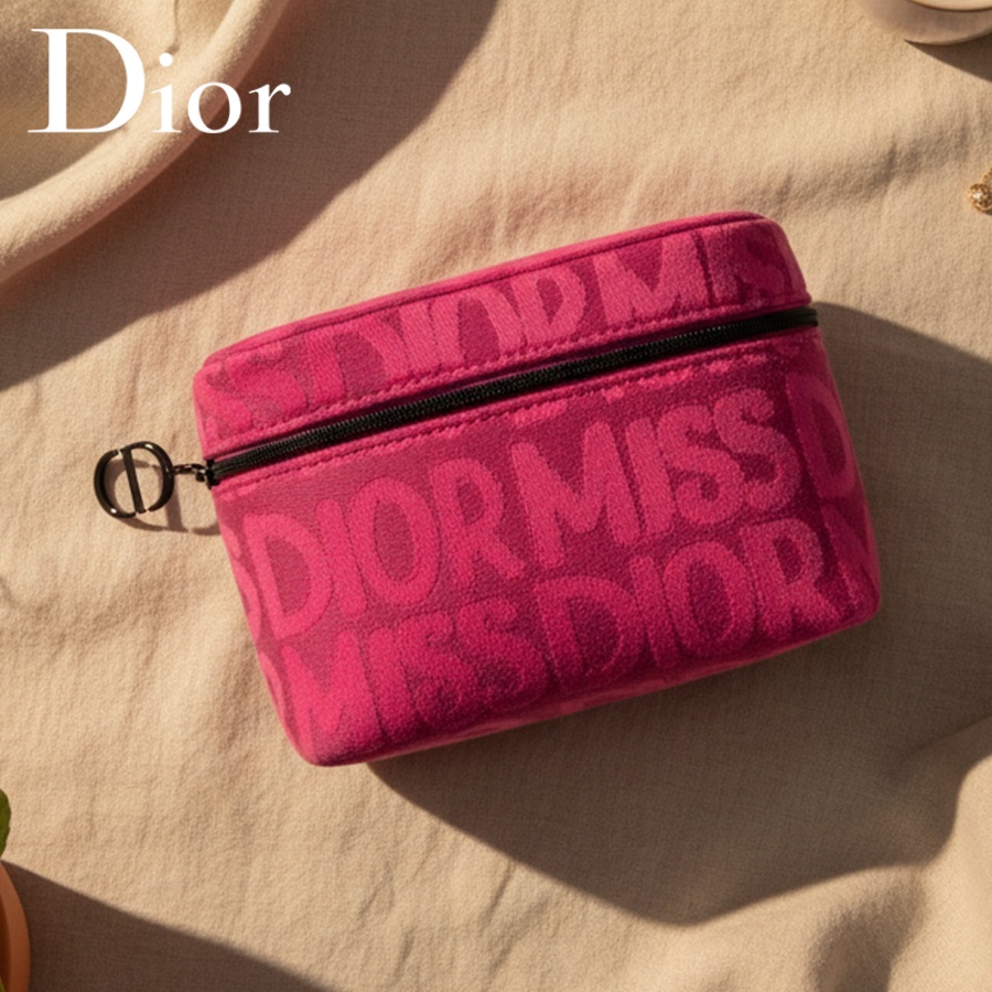 Dior’s Bag Pink Cosmetic Bag F - Luxury Bags Dior ulasan dan harga