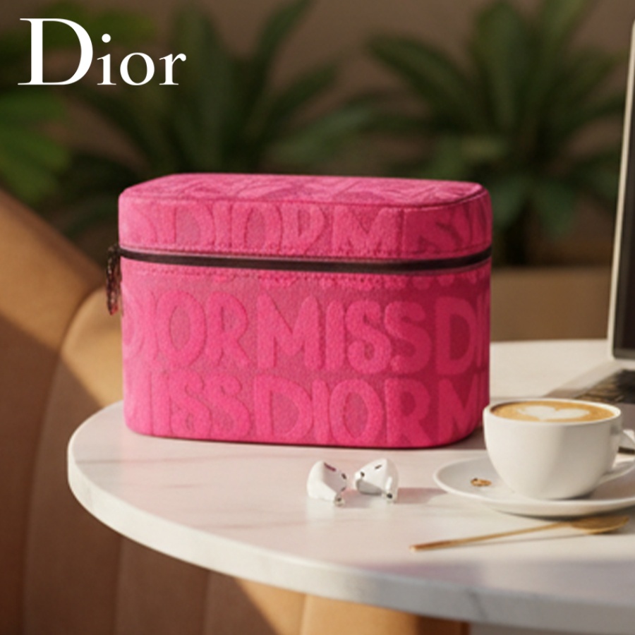Dior’s Bag Pink Cosmetic Bag F - Luxury Bags Dior ulasan dan harga