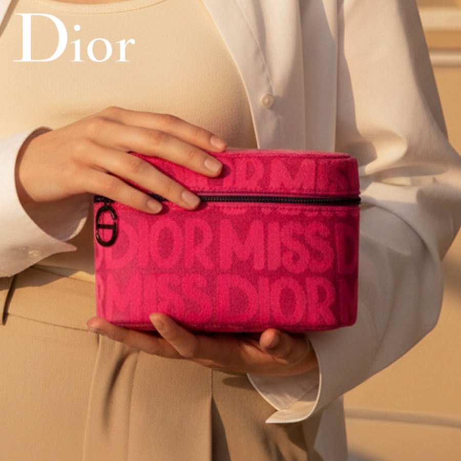 Dior’s Bag Pink Cosmetic Bag F - Luxury Bags Dior ulasan dan harga