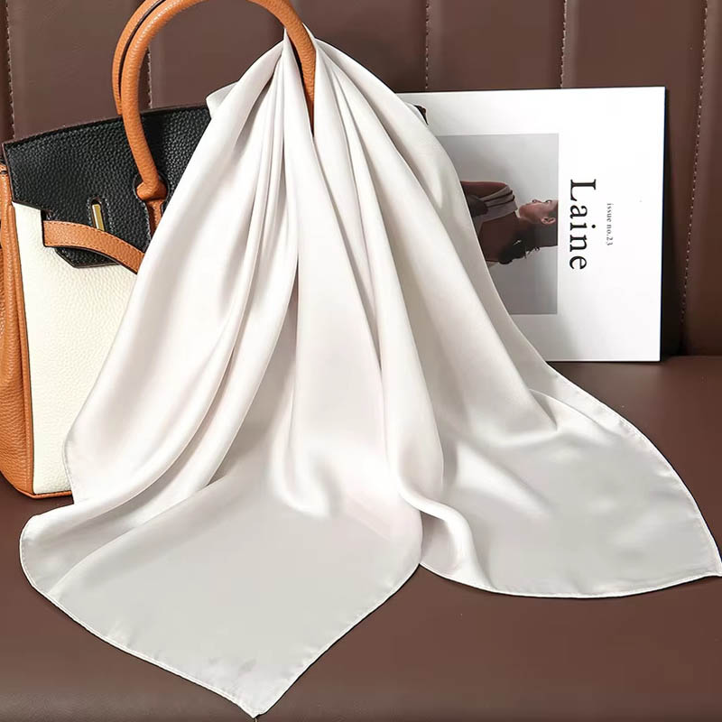 Luxury Solid Color Silk Square - Luxury Bags China ulasan dan harga