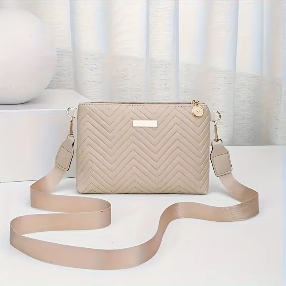 Minimalist Quilted Chain Cross - Chain Crossbody Quilted ulasan dan harga