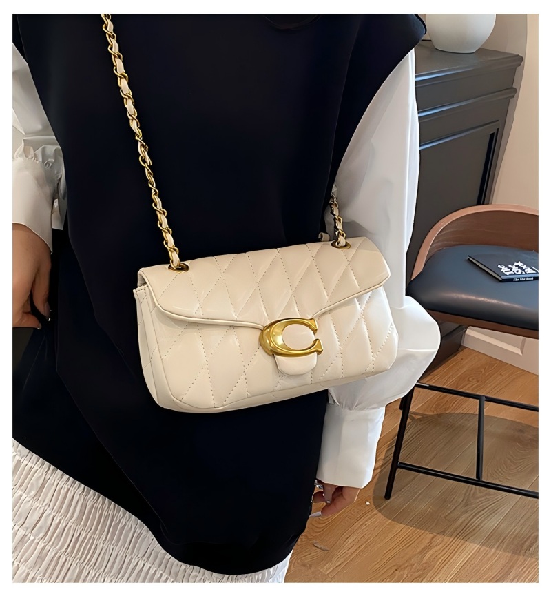 Women Quilted Leather Shoulder - Chain Crossbody Quilted ulasan dan harga