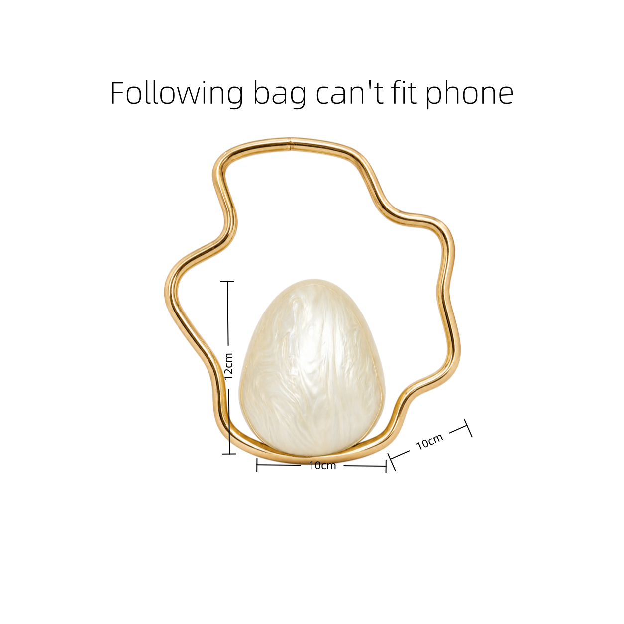 Women mini Acrylic Egg Bag Cut - Luxury Bags Made ulasan dan harga