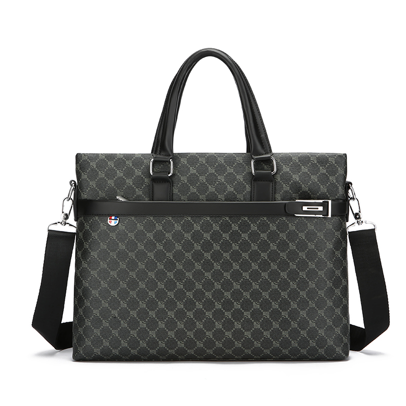 new Men's printed PU leather b - Luxury Bags Laptop ulasan dan harga