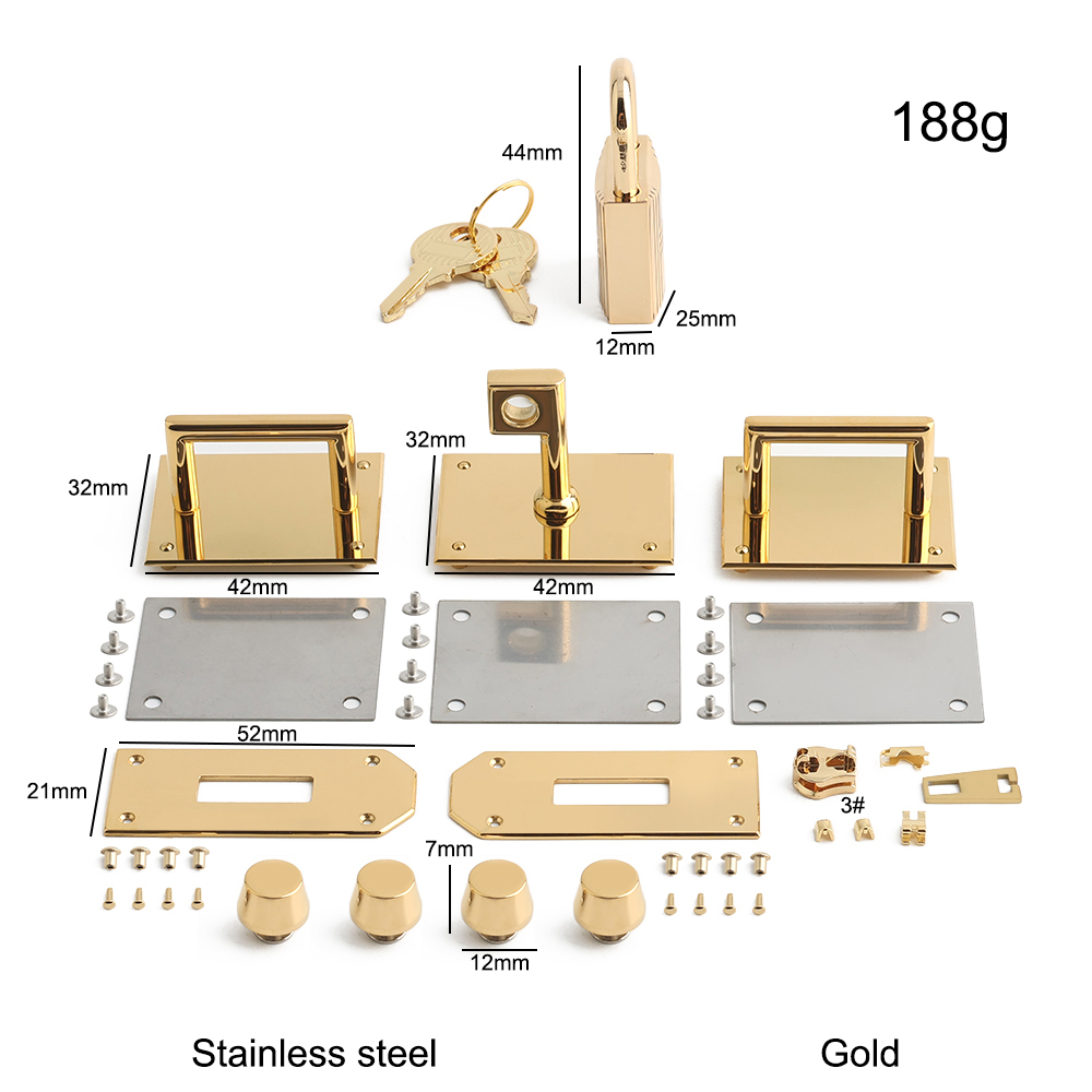 1/2/5Sets Premium Stainless St - Luxury Bags Repair ulasan dan harga