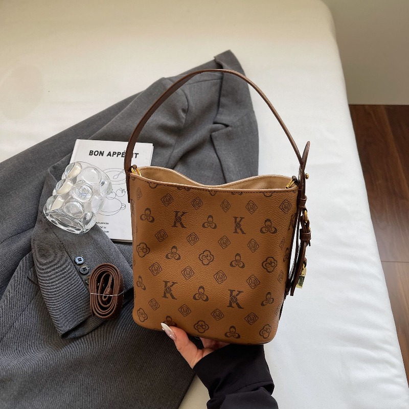 New retro fashion printed buck - Luxury Bags Big ulasan dan harga