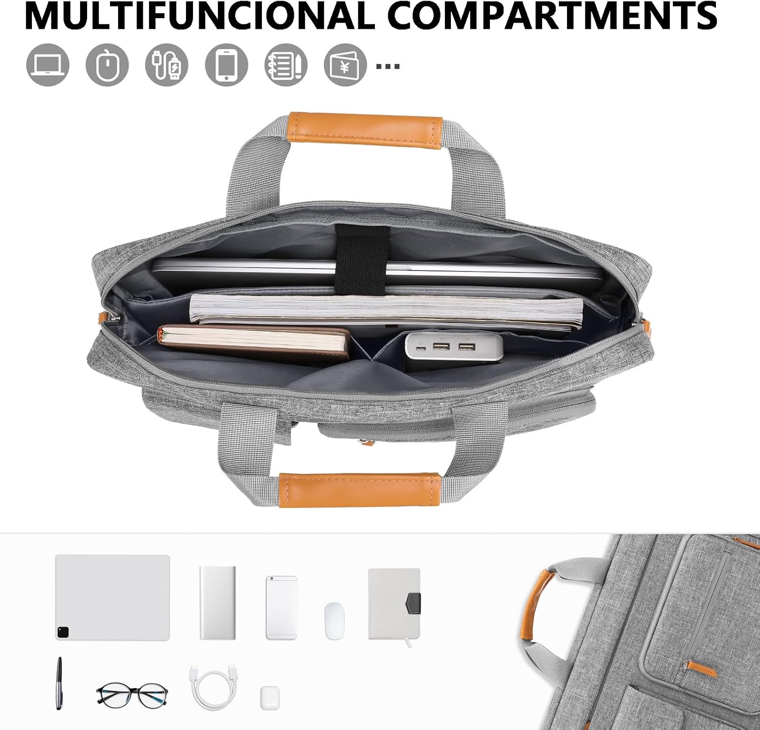 Laptop Shoulder Bag 15-16 inch - Luxury Bags Laptop ulasan dan harga
