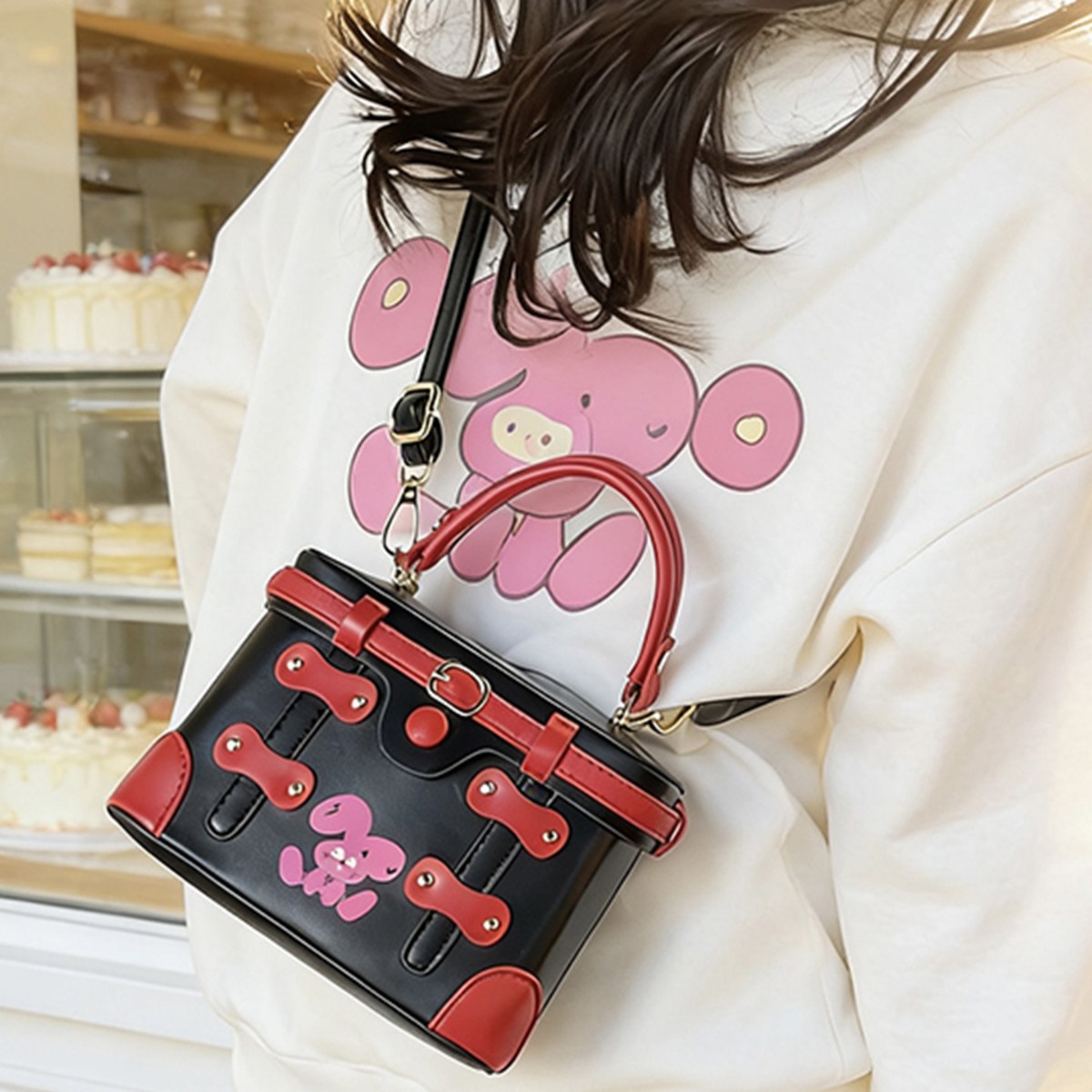 New Luxury Designer Rivet PU L - Luxury Bags Japan ulasan dan harga