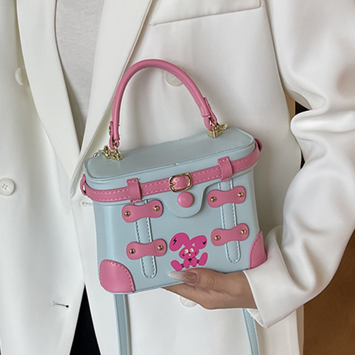 New Luxury Designer Rivet PU L - Luxury Bags Japan ulasan dan harga