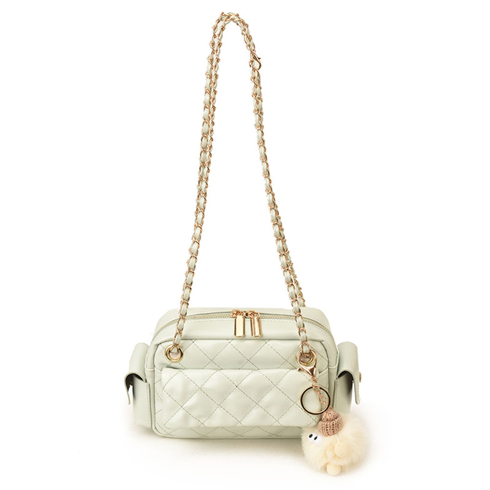 Quilted Pattern Chain Design C - Chain Crossbody Quilted ulasan dan harga